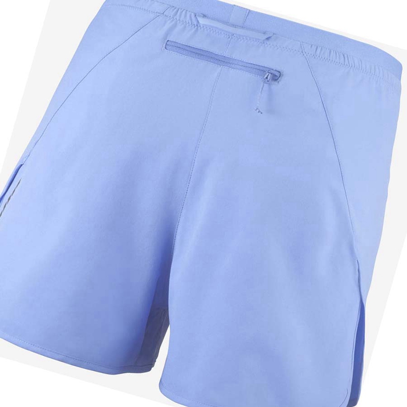 Salomon CROSS 3'' Shorts Dam Blå | TPKVEXR-95