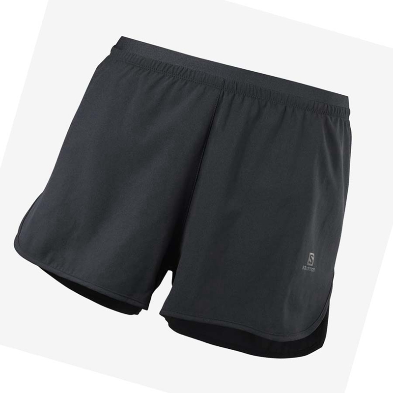 Salomon CROSS 3\'\' Shorts Dam Svarta | RHGOITD-78