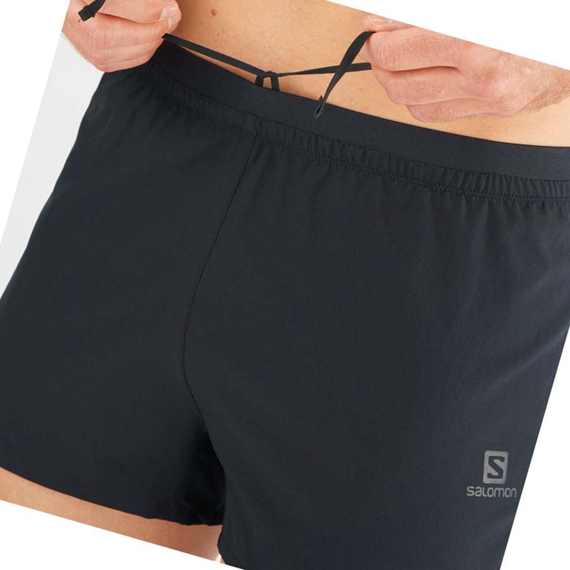 Salomon CROSS 3'' Shorts Herr Svarta | WUCVXQD-32