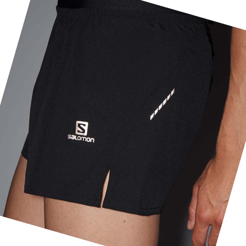 Salomon CROSS 3'' Shorts Herr Svarta | WUCVXQD-32