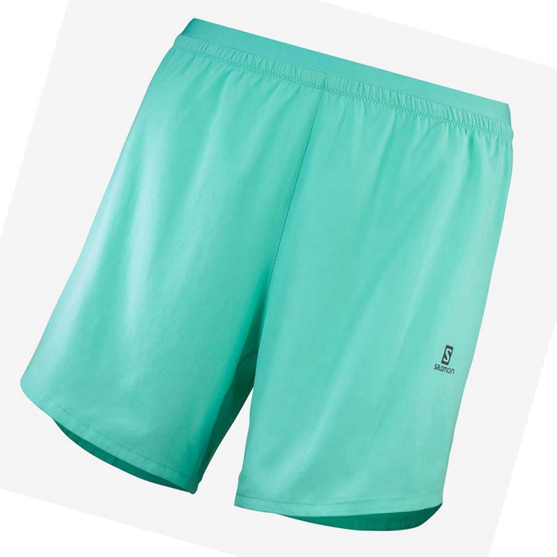 Salomon CROSS 5\'\' Shorts Dam Blå | XGDJWEC-60