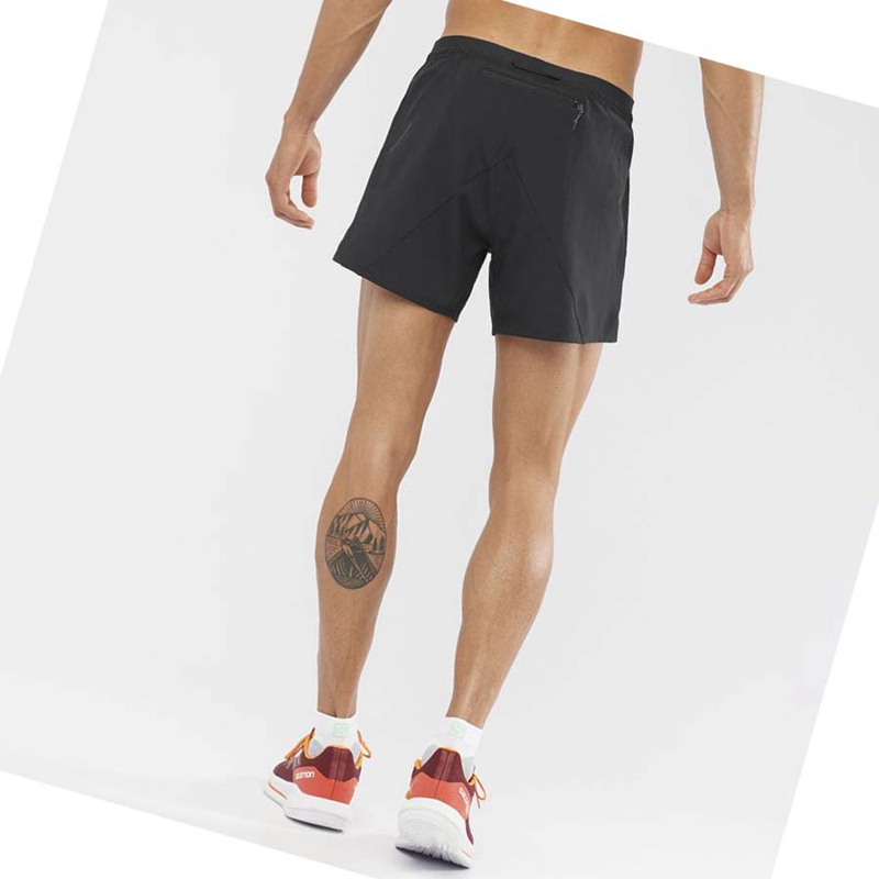 Salomon CROSS 5'' Shorts Herr Svarta | LECDQMW-71