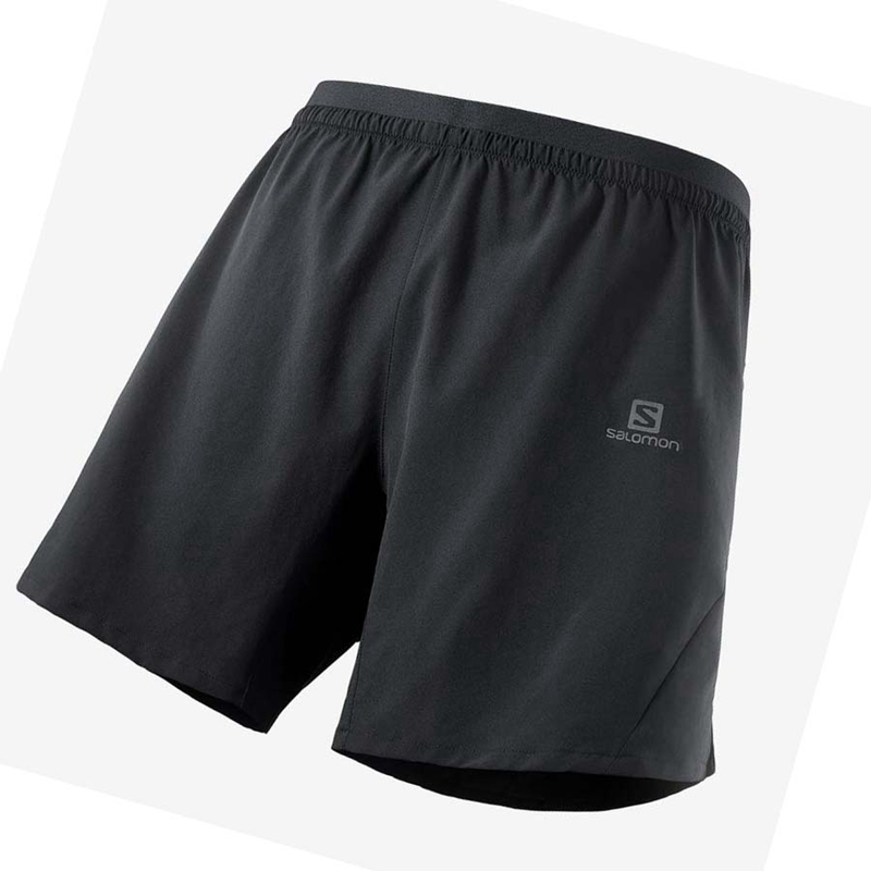 Salomon CROSS 7\'\' NO LINER Shorts Herr Svarta | LXHIEDC-23