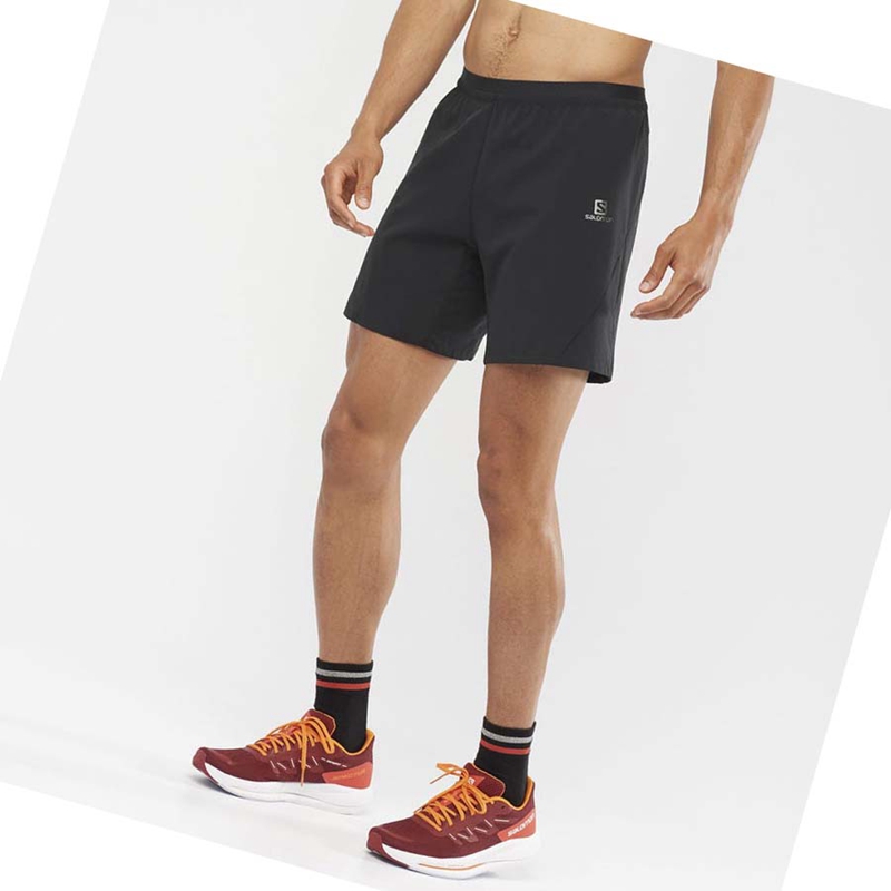 Salomon CROSS 7'' Shorts Herr Svarta | XIWVRCZ-58