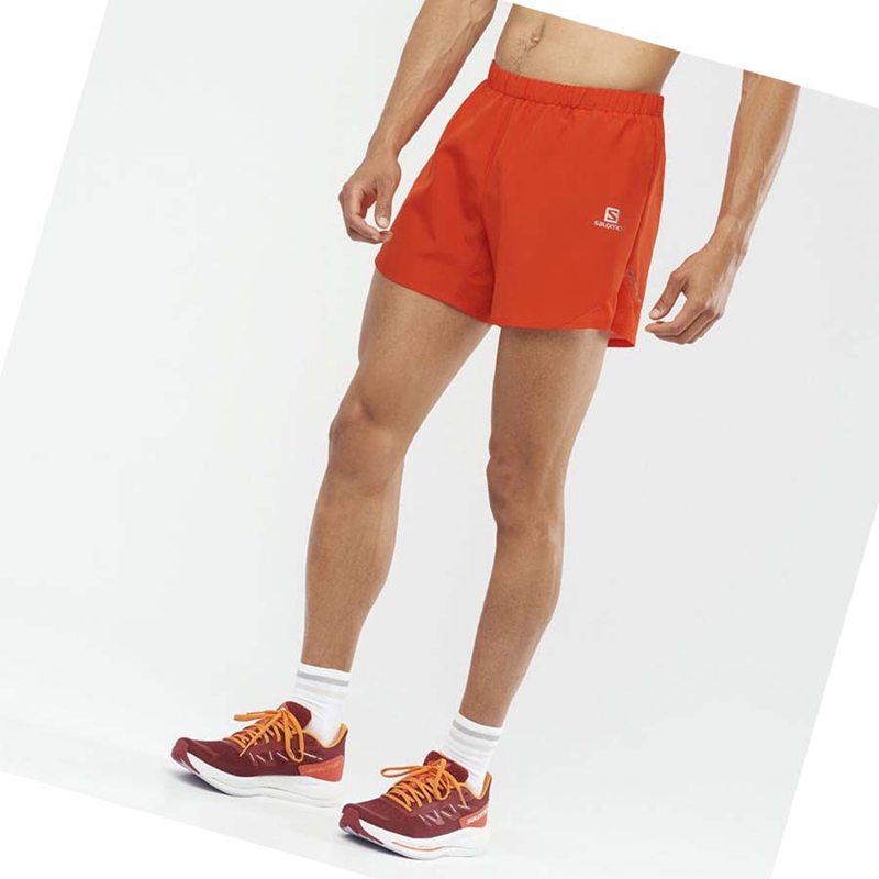 Salomon CROSS REBEL 5'' Shorts Herr Orange | NZJRCFV-09