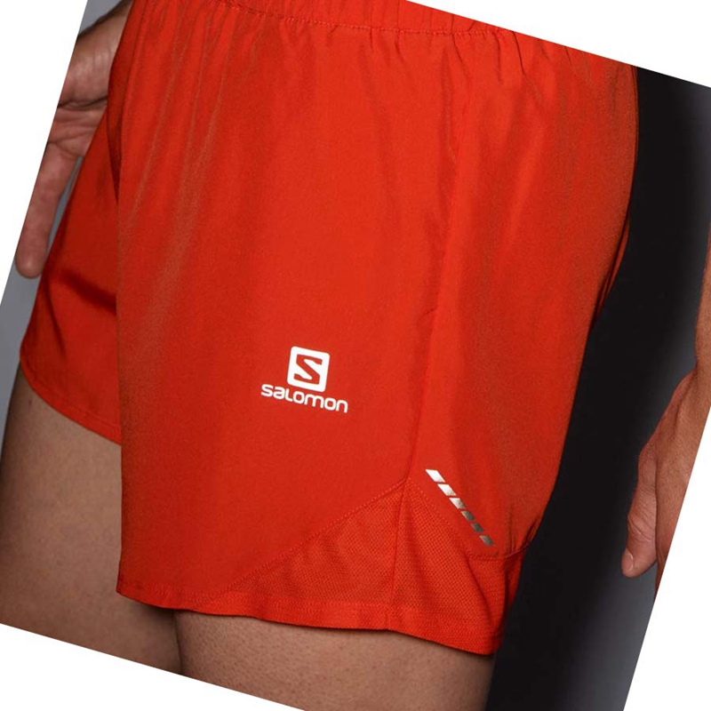 Salomon CROSS REBEL 5'' Shorts Herr Orange | NZJRCFV-09