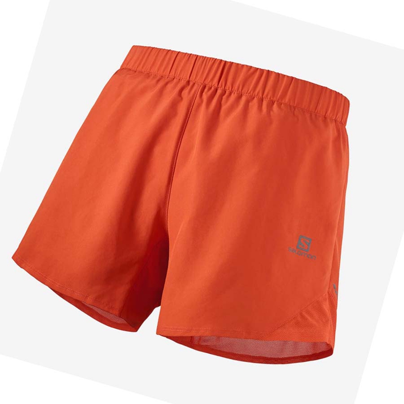 Salomon CROSS REBEL 5\'\' Shorts Herr Orange | NZJRCFV-09