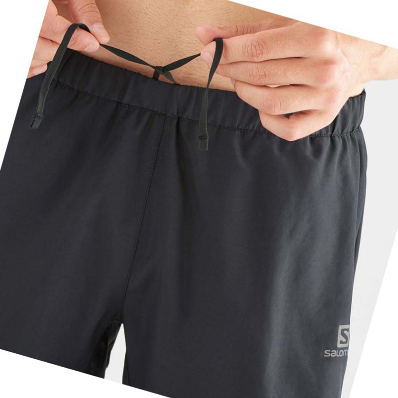 Salomon CROSS REBEL 5'' Shorts Herr Svarta | DLNIZGA-18