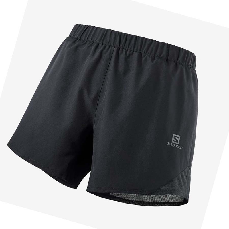 Salomon CROSS REBEL 5\'\' Shorts Herr Svarta | DLNIZGA-18