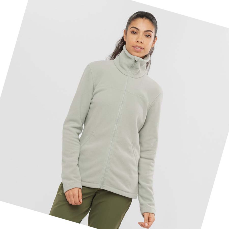 Salomon ESSENTIAL COSY FLEECE Hoodie Dam Beige | LPKAUCG-06