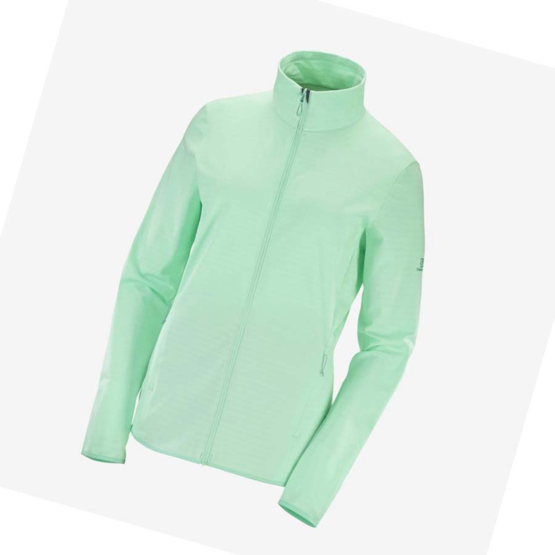 Salomon ESSENTIAL LIGHTWARM Hoodie Dam Gröna | RCMJBNT-97