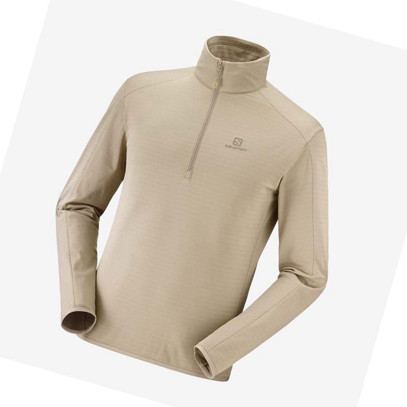 Salomon ESSENTIAL LIGHTWARM Hoodie Herr Grå | PKLQMOZ-43