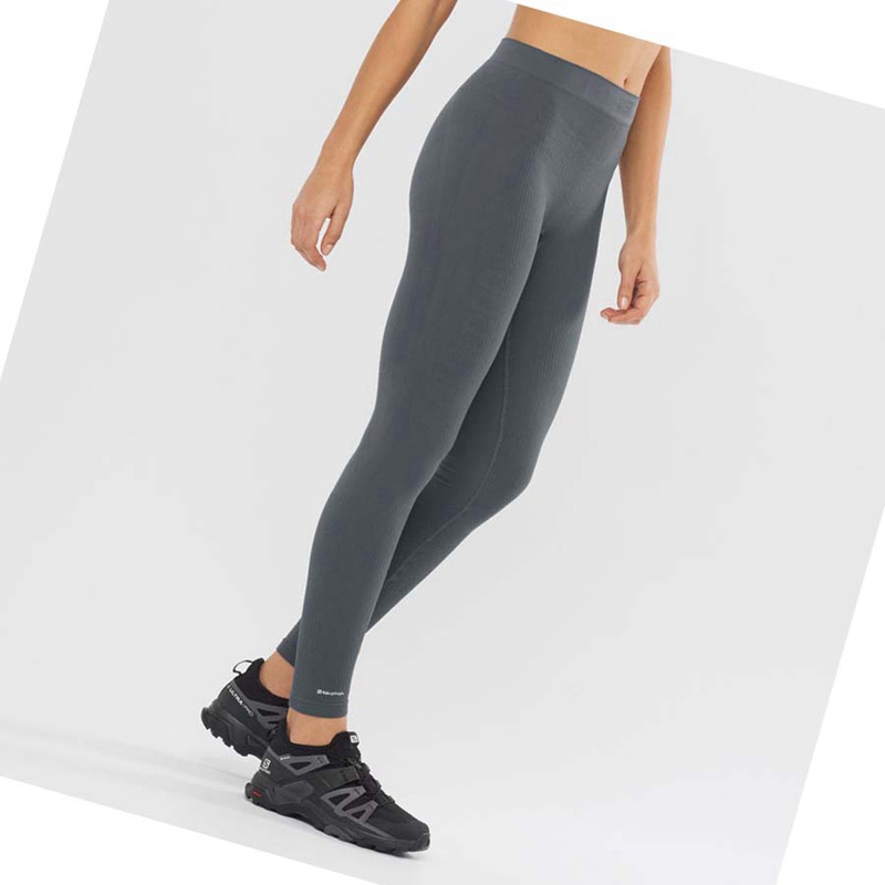 Salomon ESSENTIAL SEAMLESS Byxor Dam Svarta | VPXJWLM-24