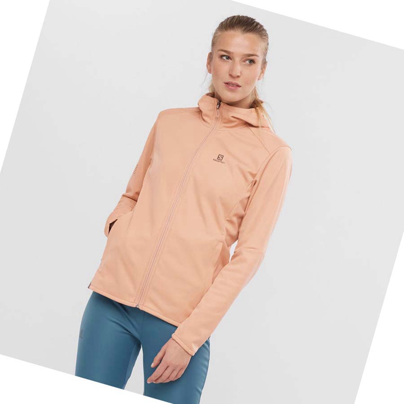 Salomon GORE TEX INFINIUM™ WINDSTOPPER® Jacka Dam Rosa | KARIEJG-83