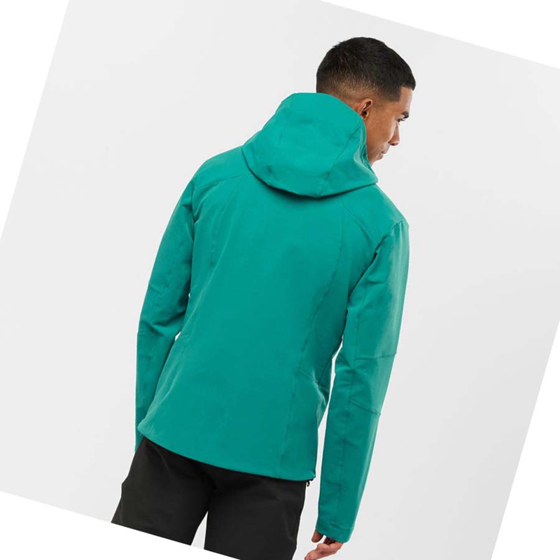 Salomon OUTPEAK SOFTSHELL Jacka Herr Gröna | VXDRSHZ-04