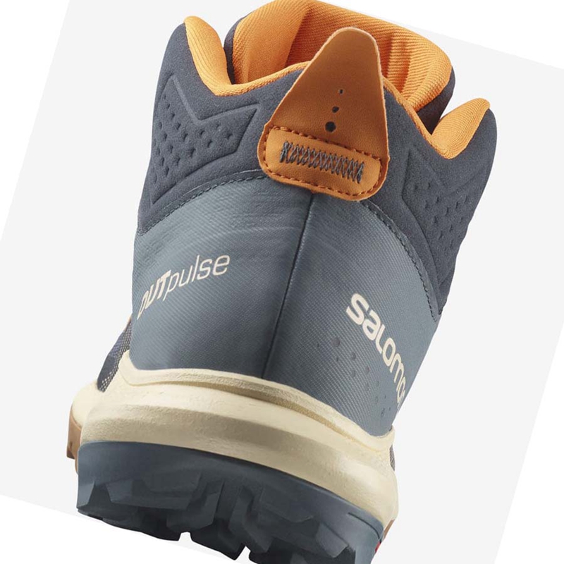 Salomon OUTPULSE MID GORE-TEX Vandringsskor Herr Grå | XBZWFQM-17