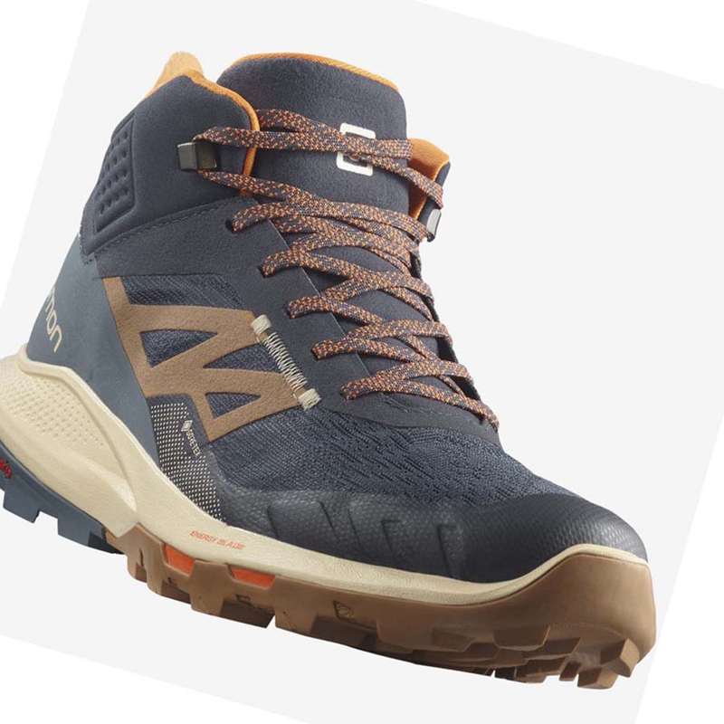 Salomon OUTPULSE MID GORE-TEX Vandringsskor Herr Grå | XBZWFQM-17