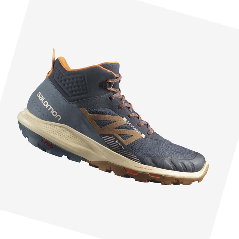 Salomon OUTPULSE MID GORE-TEX Vandringsskor Herr Grå | XBZWFQM-17