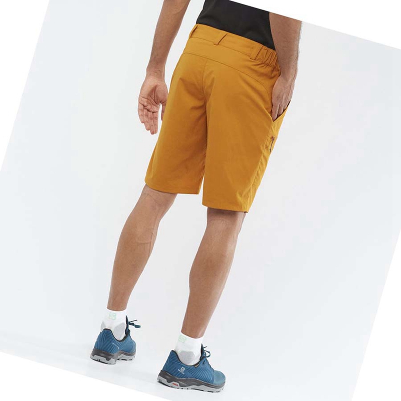 Salomon OUTRACK Shorts Herr Orange | ITGUQNA-09