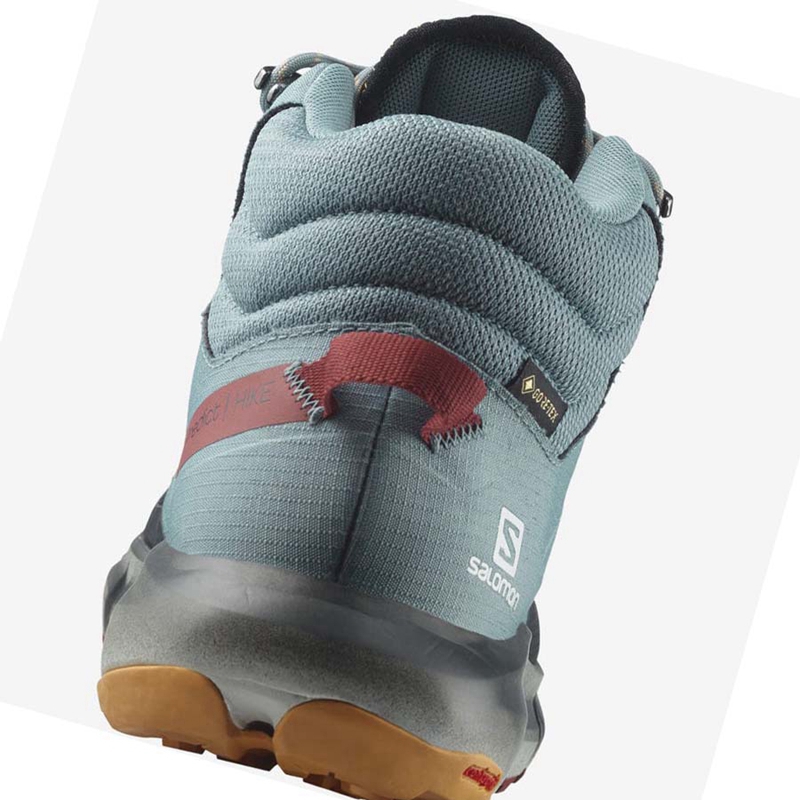 Salomon PREDICT HIKE MID GORE-TEX Vandringsskor Herr Turkos | RGPDWSN-97