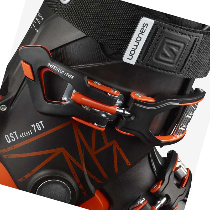 Salomon QST ACCESS 70 T Pjäxor Barn Orange Svarta | UXLQIRJ-78