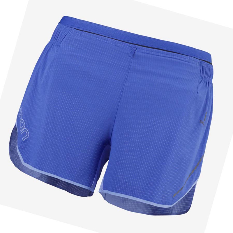 Salomon SENSE AERO 3\'\' Shorts Dam Blå | XIAJSGT-81