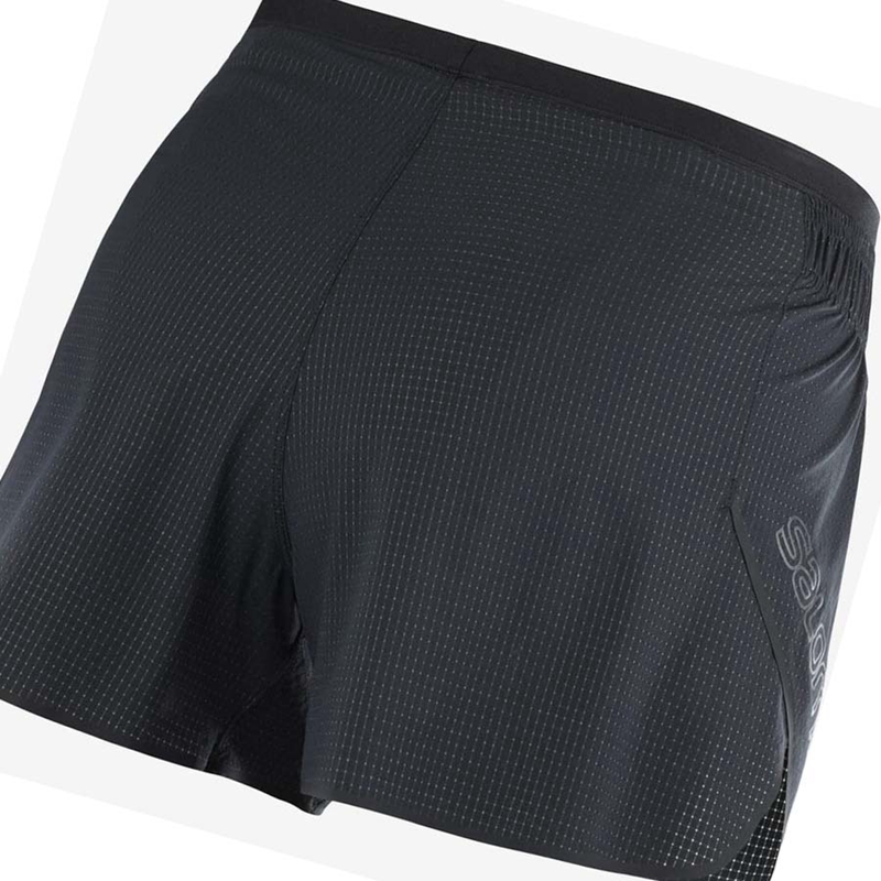 Salomon SENSE AERO 3'' Shorts Dam Svarta | UYISWKM-70