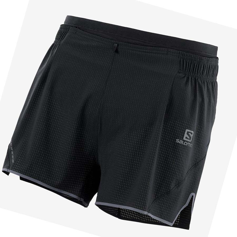 Salomon SENSE AERO 3\'\' Shorts Herr Svarta | KSBXILW-34