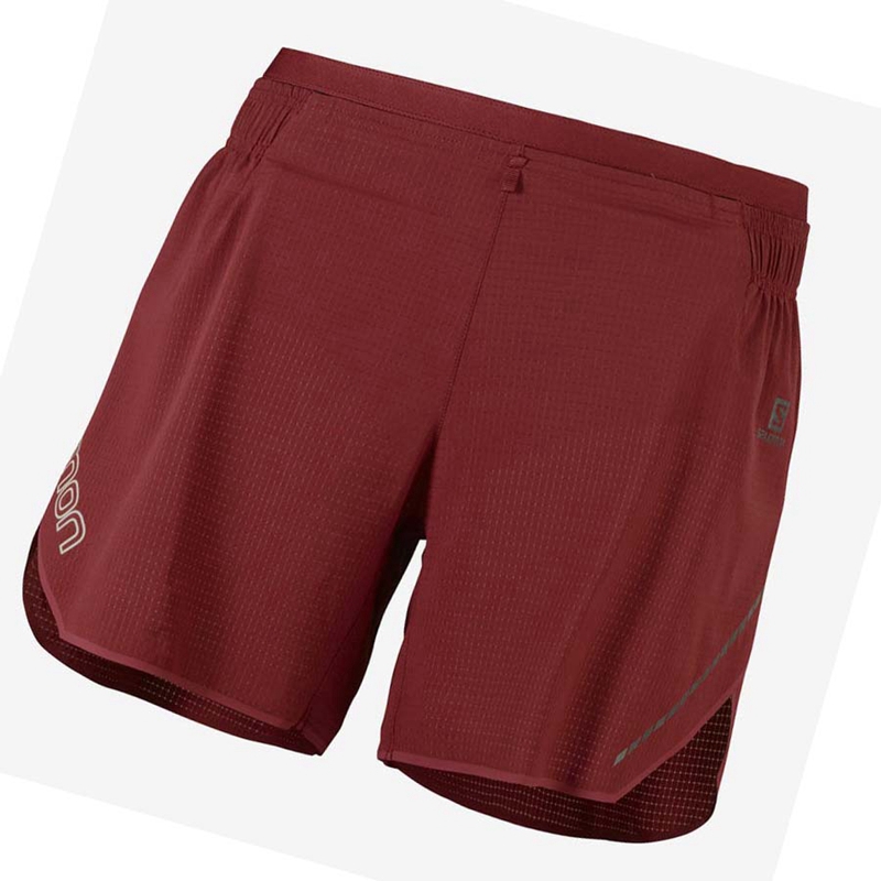 Salomon SENSE AERO 5\'\' Shorts Dam Röda | BPNCVOF-72