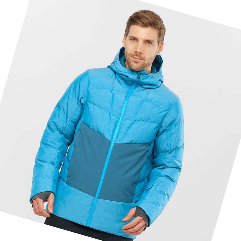 Salomon SNOWSHELTER Skidjackor Herr Blå | DXGAJHY-14