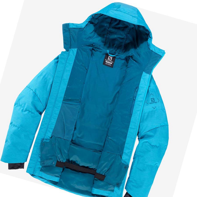 Salomon SNOWSHELTER Skidjackor Herr Blå | DXGAJHY-14