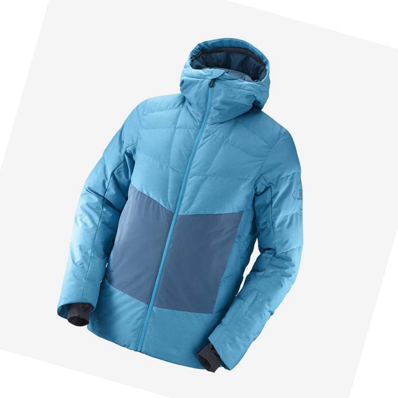 Salomon SNOWSHELTER Skidjackor Herr Blå | DXGAJHY-14