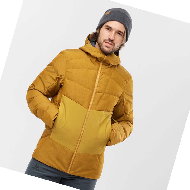 Salomon SNOWSHELTER Skidjackor Herr Bruna | QZMOVCK-78