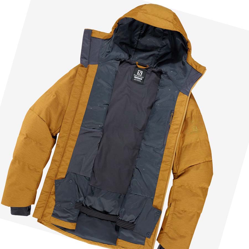 Salomon SNOWSHELTER Skidjackor Herr Bruna | QZMOVCK-78