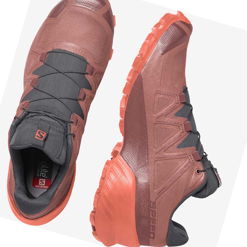 Salomon SPEEDCROSS 5 Trail löparskor Dam Orange | IOAYXJM-08