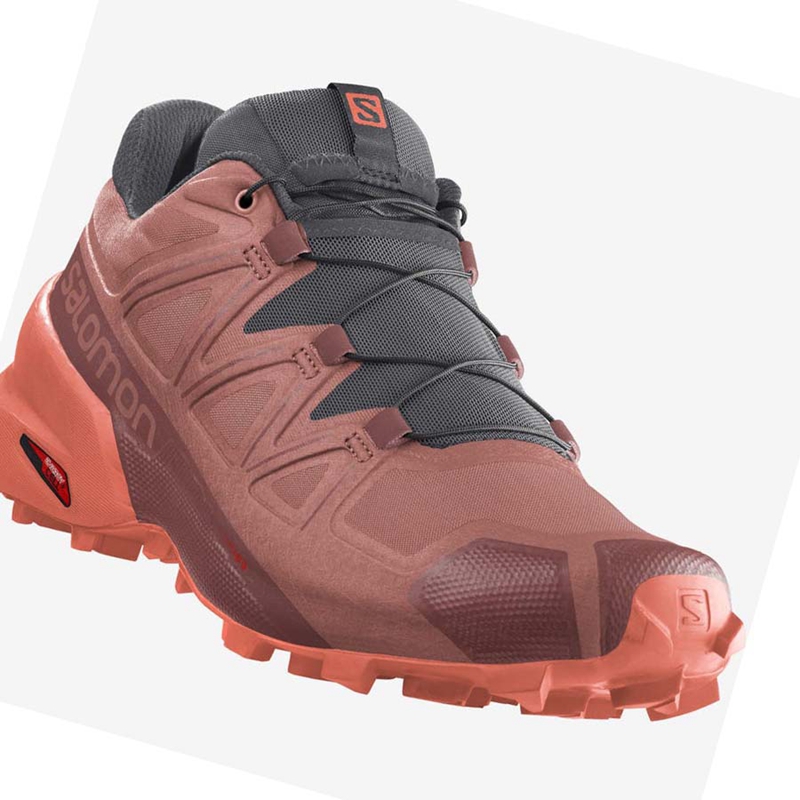 Salomon SPEEDCROSS 5 Trail löparskor Dam Orange | IOAYXJM-08