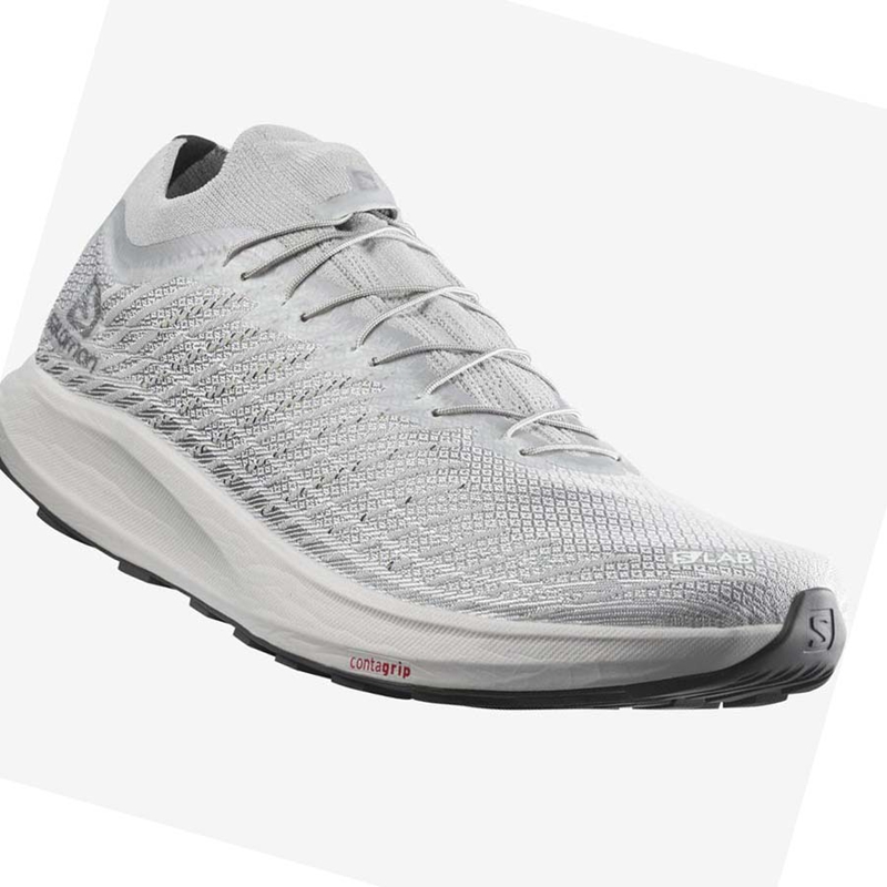 Salomon S/LAB PULSAR Trail löparskor Herr Silver | AWREJSB-32