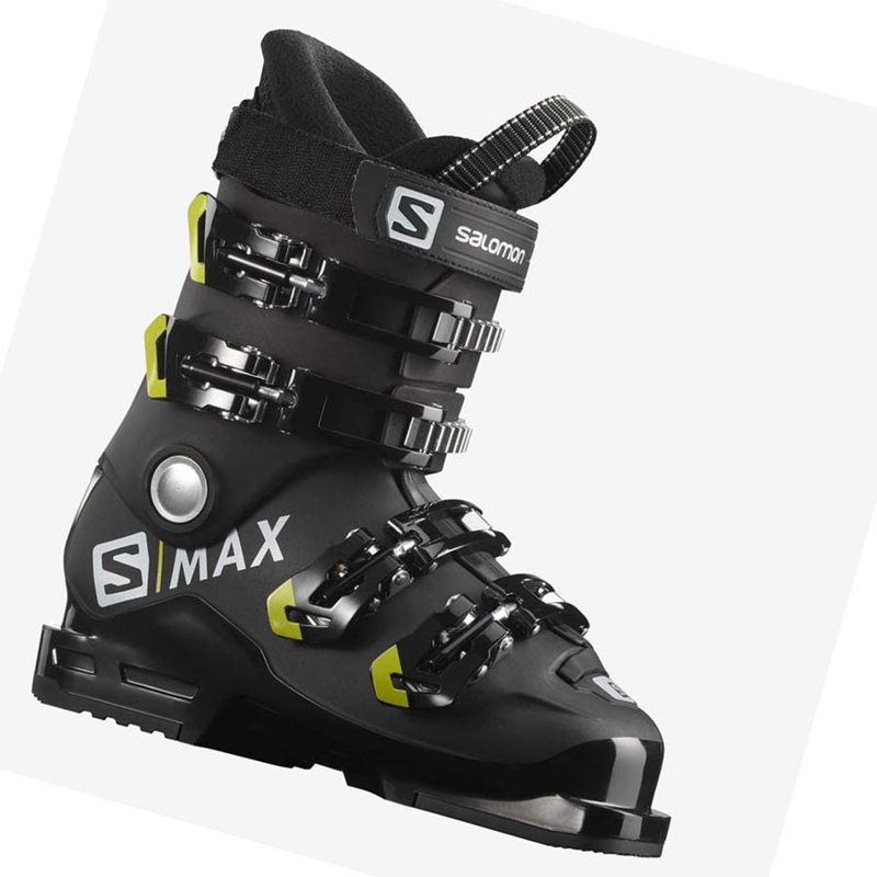 Salomon S/MAX 60 RT Pjäxor Barn Svarta Gröna | SFKQXLV-67