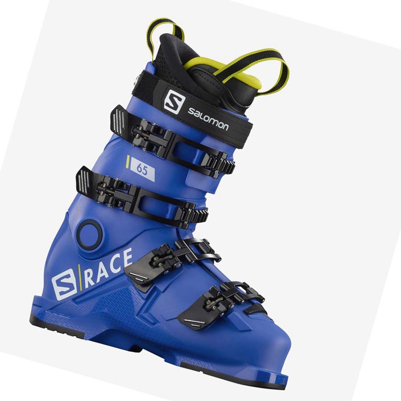 Salomon S/RACE 65 Pjäxor Barn Blå | XZOQSFL-32