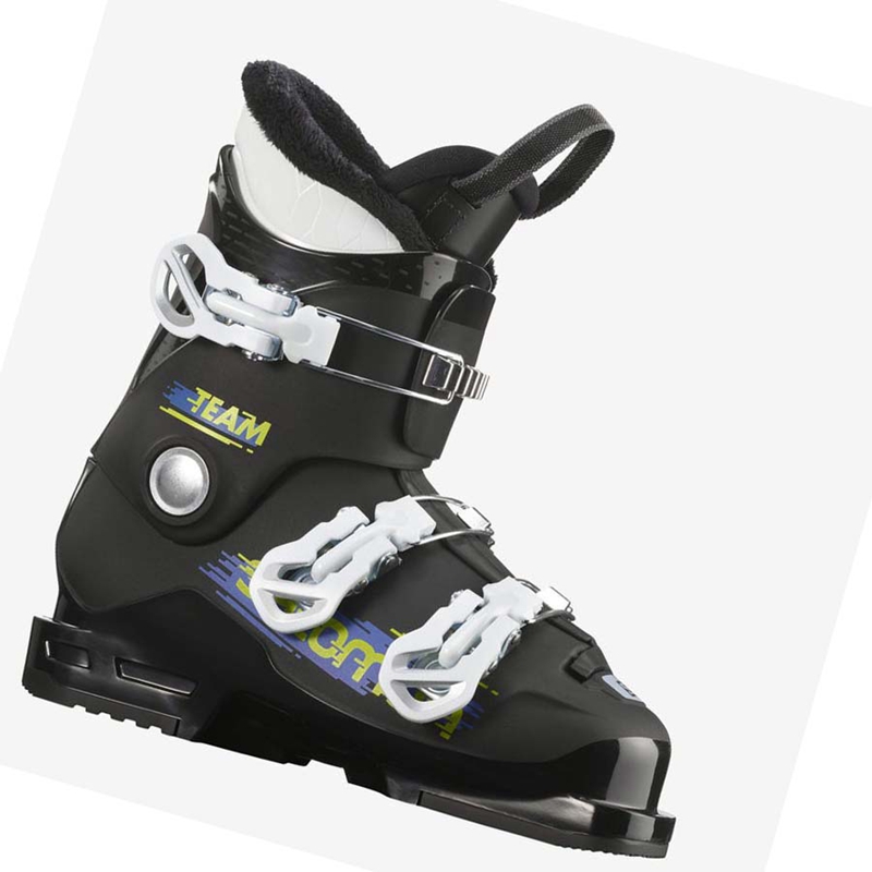 Salomon TEAM T3 Pjäxor Barn Svarta Vita | DQIXYHU-17