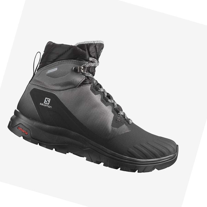 Salomon VAYA BLAZE THINSULATE™ CLIMASALOMON™ WATERPROOF Vinterkängor Dam Svarta | AXZTMNW-21