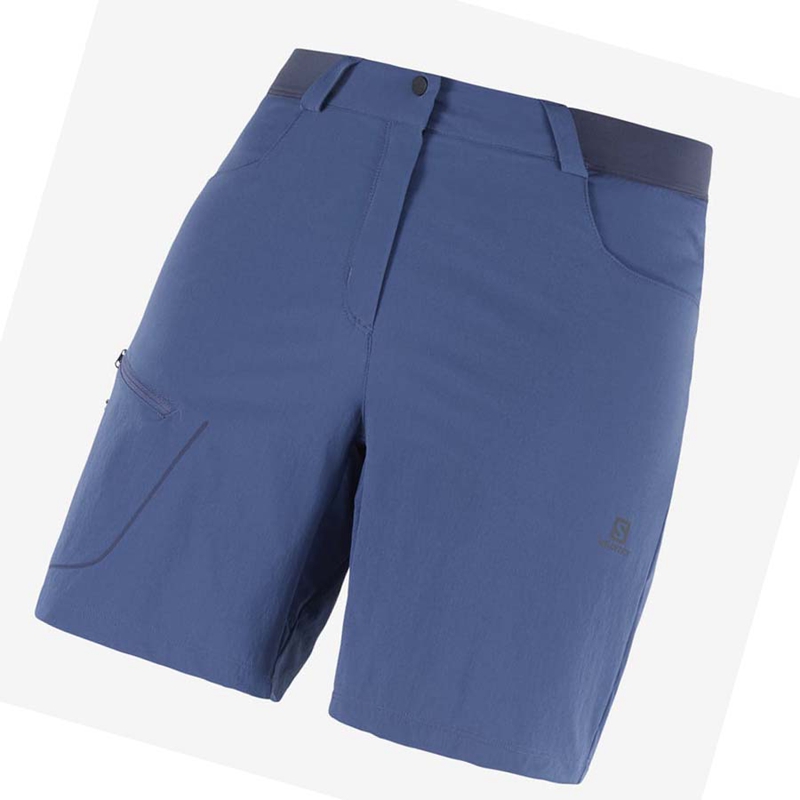 Salomon WAYFARER Shorts Dam Marinblå | JSHZQWY-24