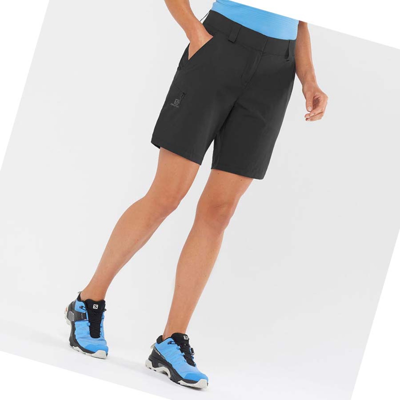 Salomon WAYFARER Shorts Dam Svarta | GWXZCOR-94