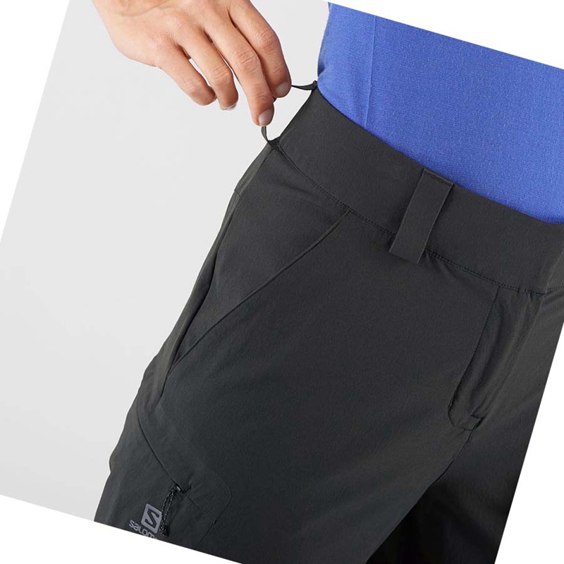 Salomon WAYFARER Shorts Dam Svarta | GWXZCOR-94