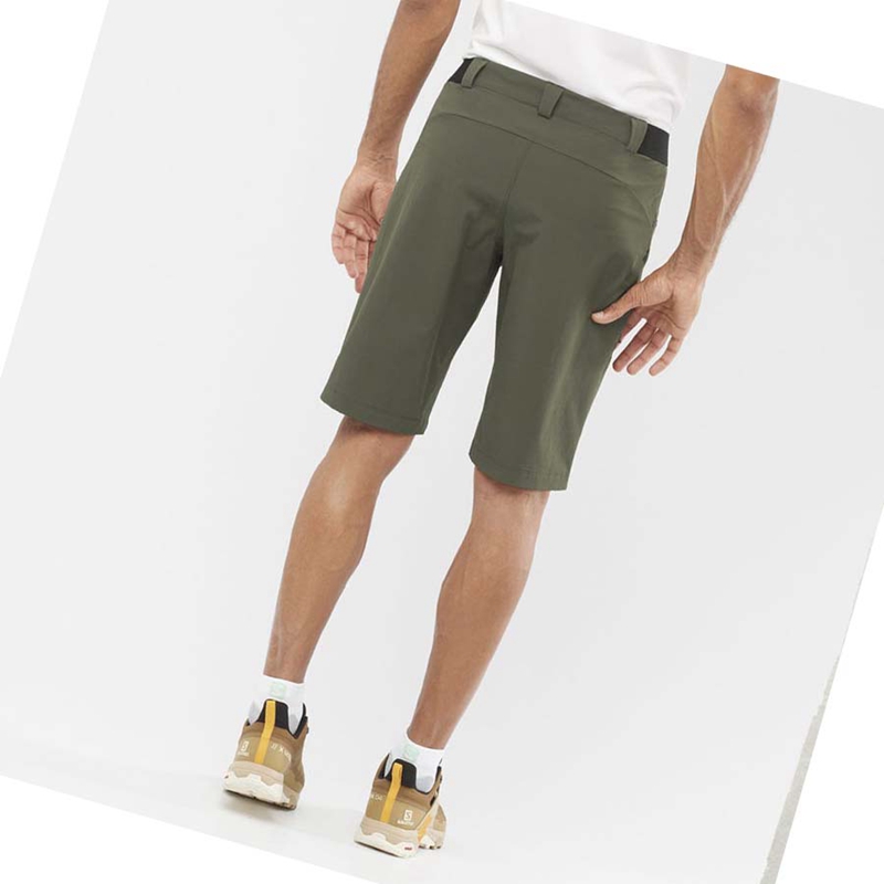 Salomon WAYFARER Shorts Herr Olivgröna | JCAFPBE-34