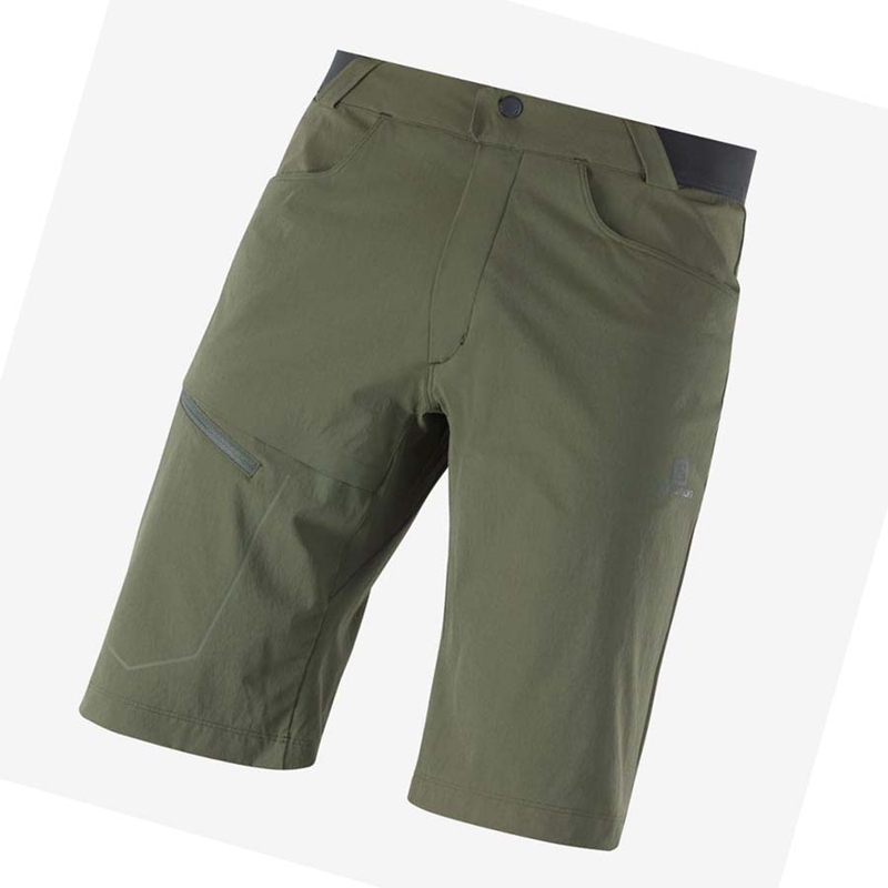 Salomon WAYFARER Shorts Herr Olivgröna | JCAFPBE-34