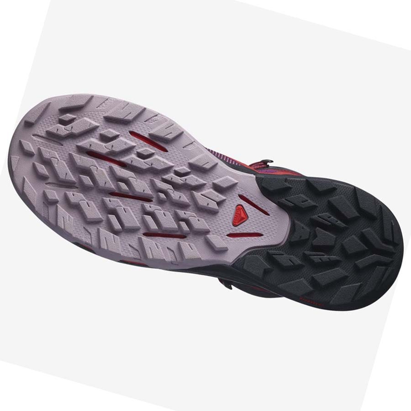 Salomon WoOUTPULSE MID GORE-TEX Vandringsskor Dam Lila | BNRKOWC-78