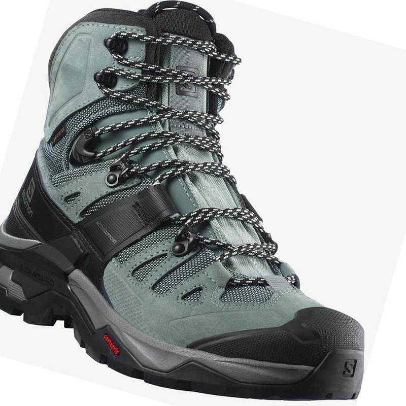 Salomon WoQUEST 4 GORE-TEX Vandringsskor Dam Blå | QAXPJKG-32