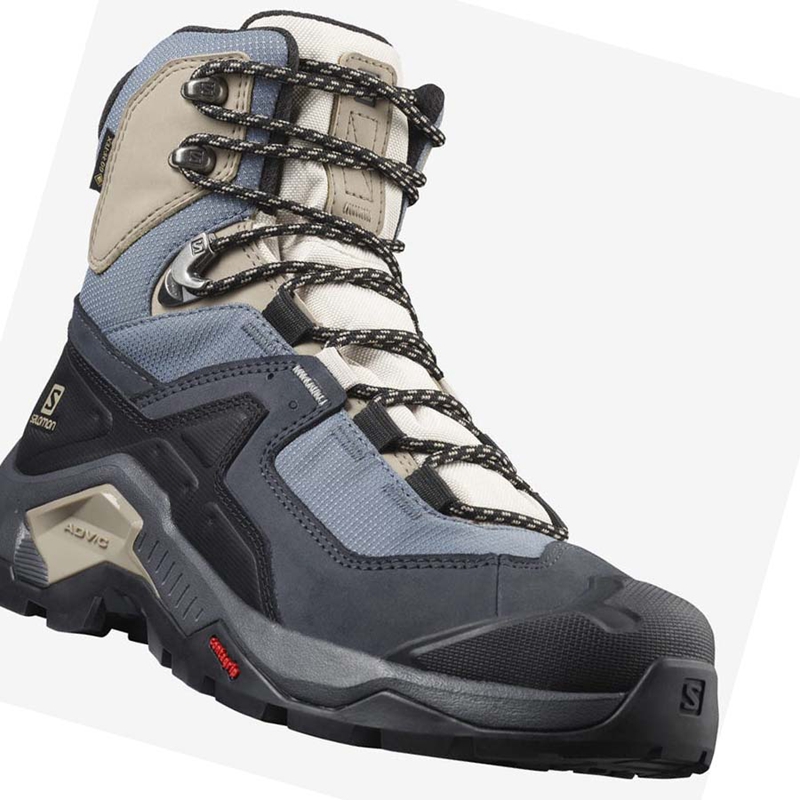 Salomon WoQUEST ELEMENT GORE-TEX Vandringsskor Dam Svarta | GKZHJWV-40