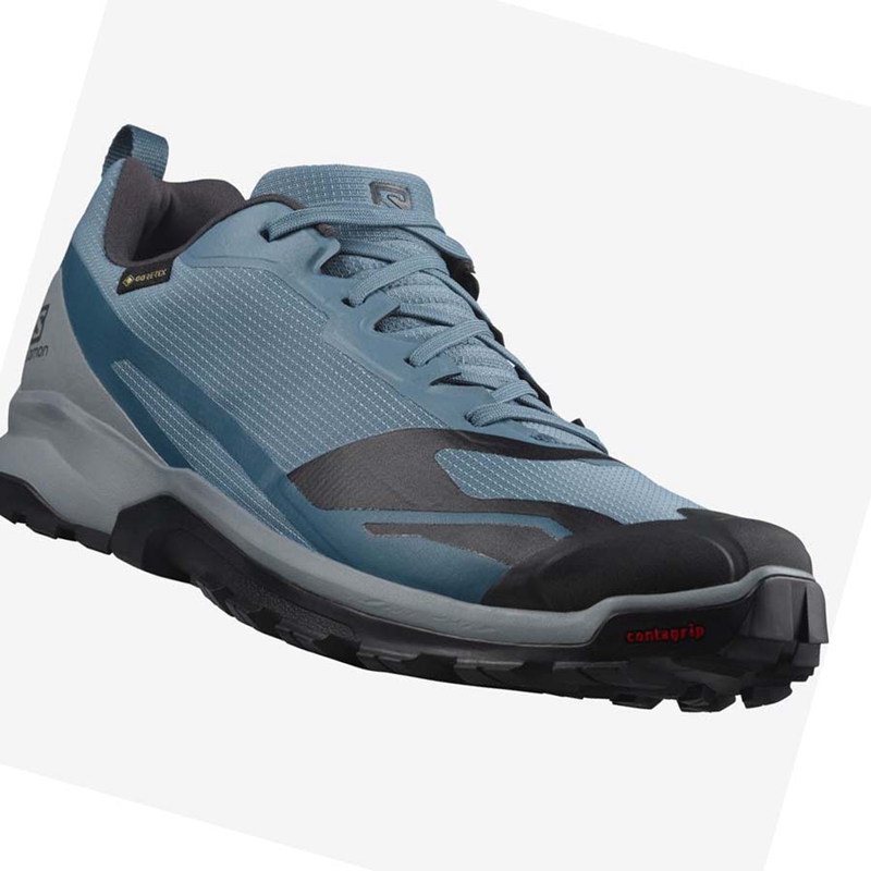 Salomon XA COLLIDER 2 GORE-TEX Trail löparskor Herr Blå | UPSNKCY-97